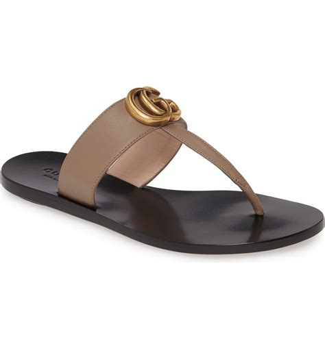 gucci marmont t strap sandal|gucci marmont thong sandals sale.